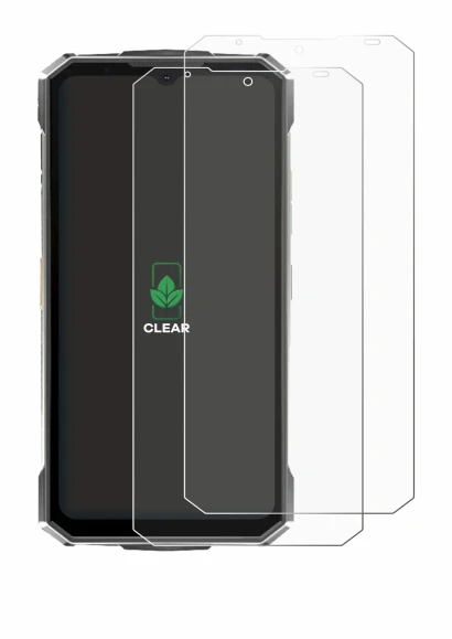 Abbildung des Geräts Doogee Fire 7 Ultra mit einer Vielzahl des Displayschutzes.