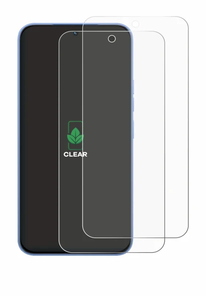 Abbildung des Geräts Tecno Spark 50 Pro mit einer Vielzahl des Displayschutzes.