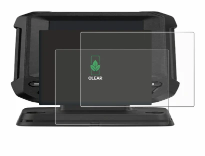 Abbildung des Geräts Lowrance Eagle 4 mit einer Vielzahl des Displayschutzes.