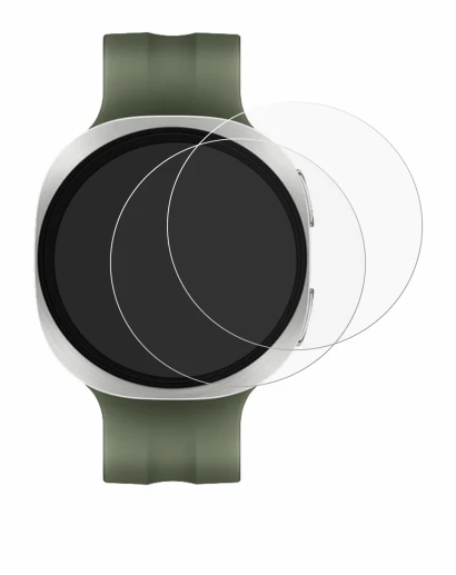 Abbildung des Geräts Samsung Galaxy Watch 9 (40 mm) mit einer Vielzahl des Displayschutzes.