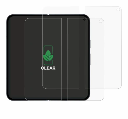 Abbildung des Geräts Google Pixel 11 Pro Fold (Inneres Display) mit einer Vielzahl des Displayschutzes.