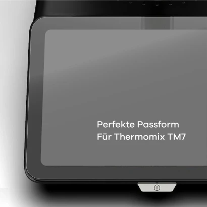 Gerät Vorwerk Thermomix TM7 mit aufgebrachtem Displayschutz