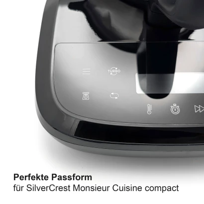 Gerät SilverCrest Monsieur Cuisine compact mit aufgebrachtem Displayschutz