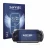 Vorderseite einer Produktverpackung mit dem Markenlogo Savvies. Daneben ist das Gerät Sony PSP 3000 mit dem zugehörigen Displa