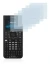 Abbildung des Geräts Texas Instruments Nspire CX CAS mit einer Vielzahl des Displayschutzes.