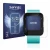 Vorderseite einer Produktverpackung mit dem Markenlogo Savvies. Daneben ist das Gerät Garmin Forerunner 35 mit dem zugehörigen