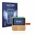 Vorderseite einer Produktverpackung mit dem Markenlogo Savvies. Daneben ist das Gerät tigerbox Touch mit dem zugehörigen Displ