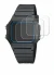Abbildung des Geräts Casio F-105W-1AWYEF mit einer Vielzahl des Displayschutzes.