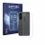 Vorderseite einer Produktverpackung mit dem Markenlogo Savvies. Daneben ist das Gerät Samsung Galaxy A56 5G Enterprise Edition