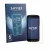 Vorderseite einer Produktverpackung mit dem Markenlogo Savvies. Daneben ist das Gerät Doogee Fire 3 mit dem zugehörigen Displa