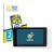 Vorderseite einer Produktverpackung mit dem Markenlogo BROTECT. Daneben ist das Gerät Raspberry Pi Touchscreen 7" mit dem zuge