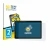 Vorderseite einer Produktverpackung mit dem Markenlogo BROTECT. Daneben ist das Gerät VALE Tablet V10A mit dem zugehörigen Dis