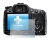Abbildung des Geräts Sony Alpha 57 (SLT-A57) mit einer Vielzahl des Displayschutzes.