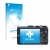 Vorderseite einer Produktverpackung mit dem Markenlogo upscreen. Daneben ist das Gerät Sony Cyber-Shot DSC-HX60 mit dem zugehö