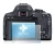 Abbildung des Geräts Canon EOS 850D mit einer Vielzahl des Displayschutzes.
