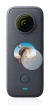 Abbildung des Geräts Insta360 One X2 mit einer Vielzahl des Displayschutzes.