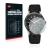 Vorderseite einer Produktverpackung mit dem Markenlogo Savvies. Daneben ist das Gerät TAG Heuer Connected 46 mit dem zugehörig