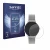 Vorderseite einer Produktverpackung mit dem Markenlogo Savvies. Daneben ist das Gerät Pireware Amory 5 Mini mit dem zugehörige