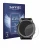 Vorderseite einer Produktverpackung mit dem Markenlogo Savvies. Daneben ist das Gerät Mares Sirius mit dem zugehörigen Display