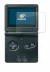 Abbildung des Geräts Nintendo Gameboy Advance GBA SP mit einer Vielzahl des Displayschutzes.