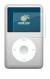 Abbildung des Geräts Apple iPod classic 160 GB (7. Gen.) mit einer Vielzahl des Displayschutzes.