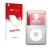Vorderseite einer Produktverpackung mit dem Markenlogo upscreen. Daneben ist das Gerät Apple iPod Classic (6. Gen.) mit dem zu