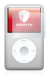 Abbildung des Geräts Apple iPod Classic (6. Gen.) mit einer Vielzahl des Displayschutzes.
