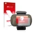 Vorderseite einer Produktverpackung mit dem Markenlogo upscreen. Daneben ist das Gerät Garmin Foretrex 401 mit dem zugehörigen