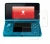 Abbildung des Geräts Nintendo 3DS mit einer Vielzahl des Displayschutzes.