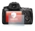 Abbildung des Geräts Sony Alpha 37 (SLT-A37) mit einer Vielzahl des Displayschutzes.