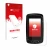 Vorderseite einer Produktverpackung mit dem Markenlogo upscreen. Daneben ist das Gerät Garmin Edge 810 mit dem zugehörigen Dis