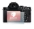 Abbildung des Geräts Sony Alpha 7 (ILCE-7) mit einer Vielzahl des Displayschutzes.
