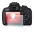 Abbildung des Geräts Canon EOS 1200D mit einer Vielzahl des Displayschutzes.