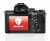 Abbildung des Geräts Sony Alpha 7 II (ILCE-7M2) mit einer Vielzahl des Displayschutzes.