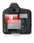 Abbildung des Geräts Canon EOS 1D X Mark II mit einer Vielzahl des Displayschutzes.