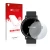Vorderseite einer Produktverpackung mit dem Markenlogo upscreen. Daneben ist das Gerät Armbanduhren (Kreisrund, ø: 55 mm) mit 