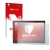 Vorderseite einer Produktverpackung mit dem Markenlogo upscreen. Daneben ist das Gerät Lenovo ThinkPad X1 Tablet (3.Gen) mit d