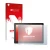Vorderseite einer Produktverpackung mit dem Markenlogo upscreen. Daneben ist das Gerät Lenovo Tab P10 (10,1") mit dem zugehöri
