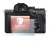 Abbildung des Geräts Sony Alpha 7R IV mit einer Vielzahl des Displayschutzes.