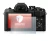 Abbildung des Geräts Olympus OM-D E-M10 Mark IV mit einer Vielzahl des Displayschutzes.