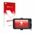 Vorderseite einer Produktverpackung mit dem Markenlogo upscreen. Daneben ist das Gerät Sony FX6 mit dem zugehörigen Displaysch