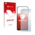 Vorderseite einer Produktverpackung mit dem Markenlogo upscreen. Daneben ist das Gerät realme 8 mit dem zugehörigen Displaysch