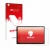 Vorderseite einer Produktverpackung mit dem Markenlogo upscreen. Daneben ist das Gerät Lenovo Tab M10 Plus (3. Gen.) mit dem z