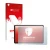 Vorderseite einer Produktverpackung mit dem Markenlogo upscreen. Daneben ist das Gerät Honor Pad 8 mit dem zugehörigen Display