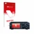 Vorderseite einer Produktverpackung mit dem Markenlogo upscreen. Daneben ist das Gerät Yaesu FT-710 mit dem zugehörigen Displa