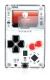Abbildung des Geräts Arduboy FX mit einer Vielzahl des Displayschutzes.