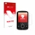 Vorderseite einer Produktverpackung mit dem Markenlogo upscreen. Daneben ist das Gerät Majority MP3 16GB mit dem zugehörigen D