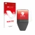 Vorderseite einer Produktverpackung mit dem Markenlogo upscreen. Daneben ist das Gerät Trezor Safe 3 mit dem zugehörigen Displ