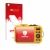 Vorderseite einer Produktverpackung mit dem Markenlogo upscreen. Daneben ist das Gerät Kodak Pixpro WPZ2 mit dem zugehörigen D