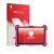 Vorderseite einer Produktverpackung mit dem Markenlogo upscreen. Daneben ist das Gerät EagleSoar E_764_EEA-P mit dem zugehörig